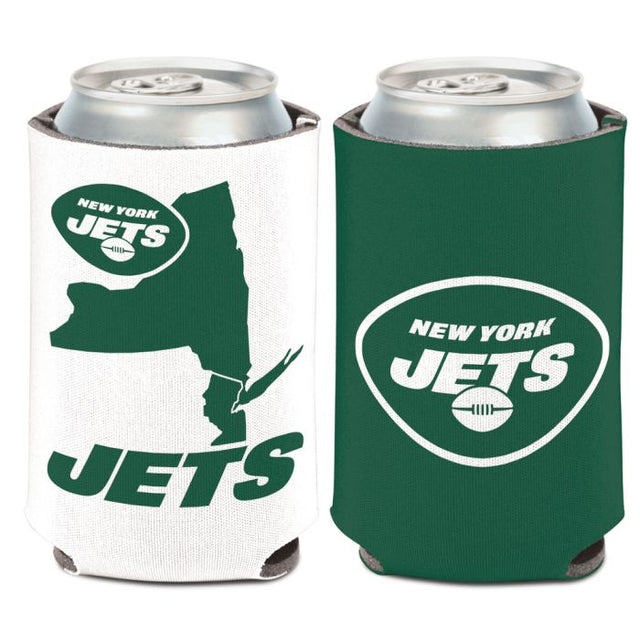 New York Jets STATE SHAPE Can Cooler 12 oz.