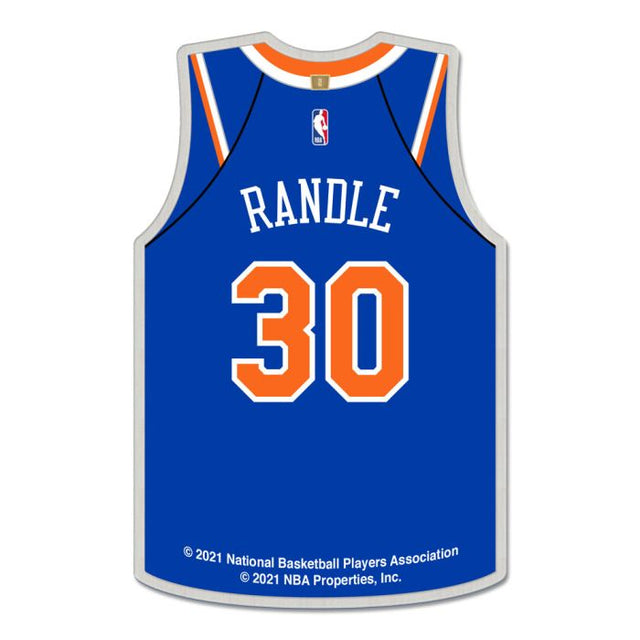 Tarjeta de joyería con pin de colección de los New York Knicks de Julius Randle