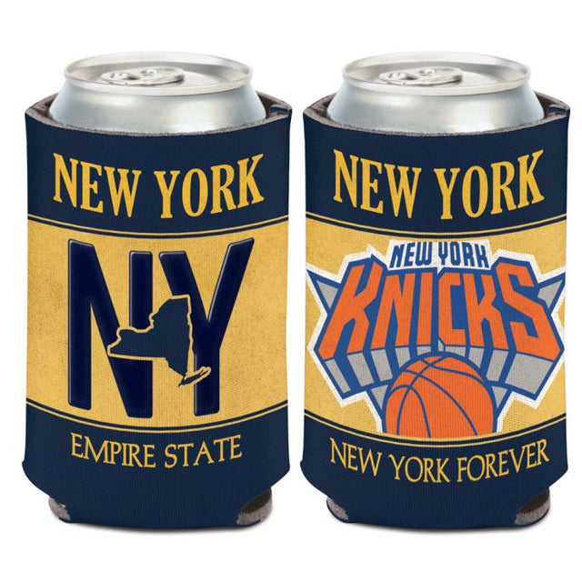 Enfriador de lata con placa de matrícula de los New York Knicks, 12 oz.