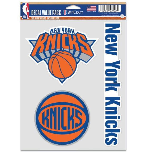 Paquete multiusos para 3 fanáticos de los New York Knicks