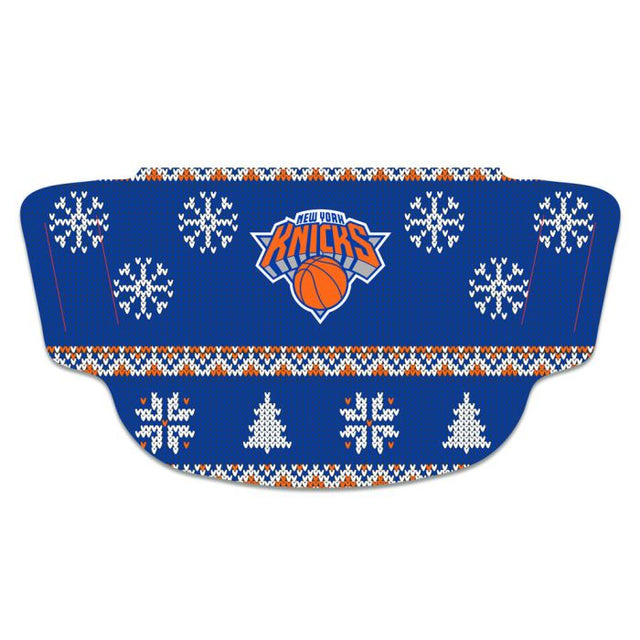 New York Knicks / Ugly Sweater Ugly Sweater Máscara de fanático Cubre cara