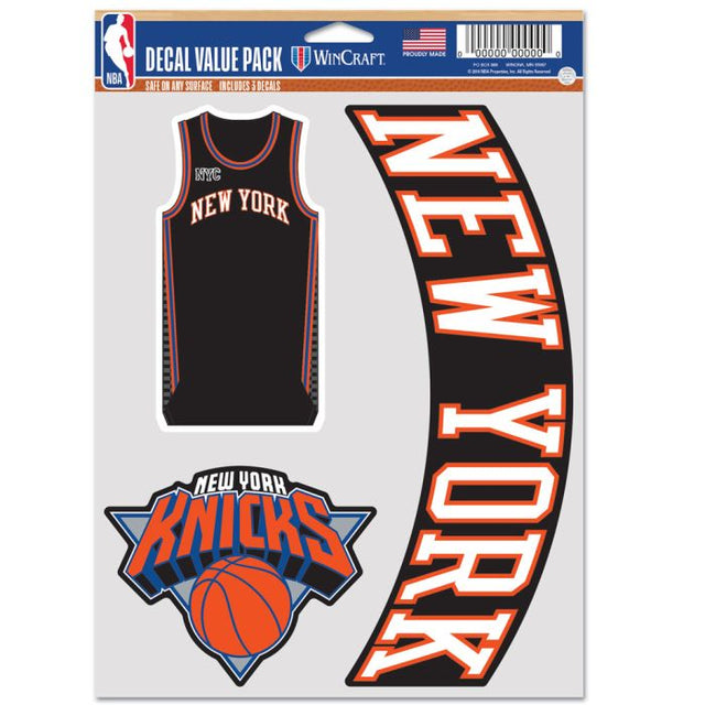 PAQUETE MULTIUSOS PARA 3 FANÁTICOS DE LOS NEW YORK KNICKS