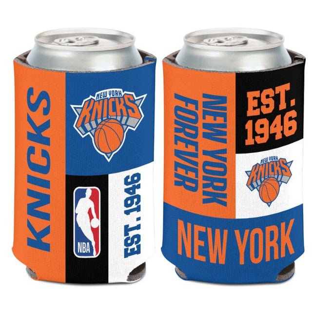 Enfriador de lata con bloques de color de los New York Knicks, 12 oz.