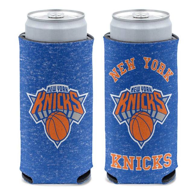Enfriador de latas delgado de 12 oz con diseño de los New York Knicks en color jaspeado