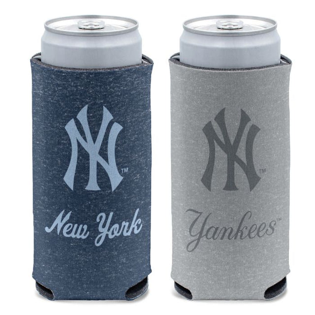 New York Yankees colored heather 12 oz Slim Can Cooler