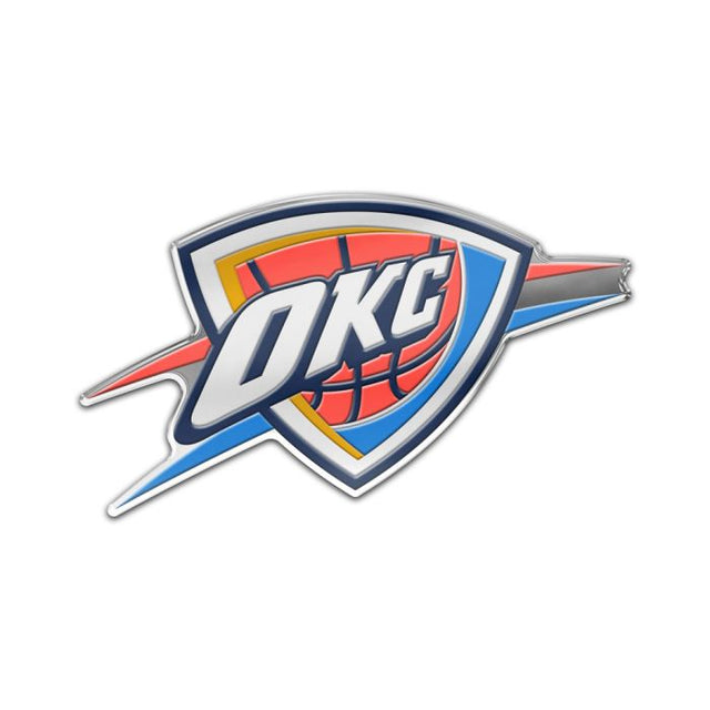 Insignia para automóvil de Oklahoma City Thunder con color