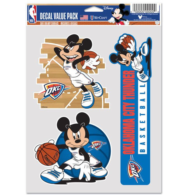 Oklahoma City Thunder / Disney Multi Use 3 Fan Pack