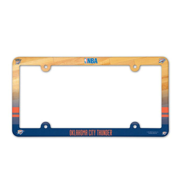 Oklahoma City Thunder Lic Plate Frame Full Color