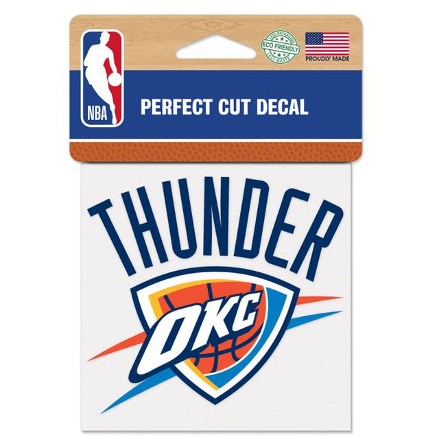 Oklahoma City Thunder Perfect Cut Color Decal 4" x 4"