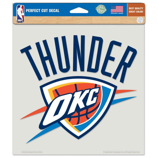 Oklahoma City Thunder Perfect Cut Color Decal 8" x 8"