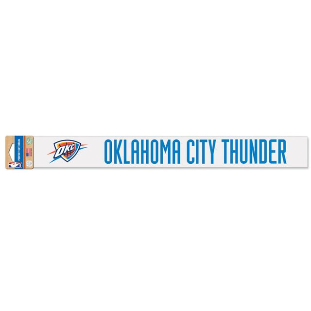 Oklahoma City Thunder Perfect Cut Decals 2" x 17"