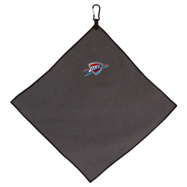 Toalla de microfibra gris de Oklahoma City Thunder, 15" x 15"