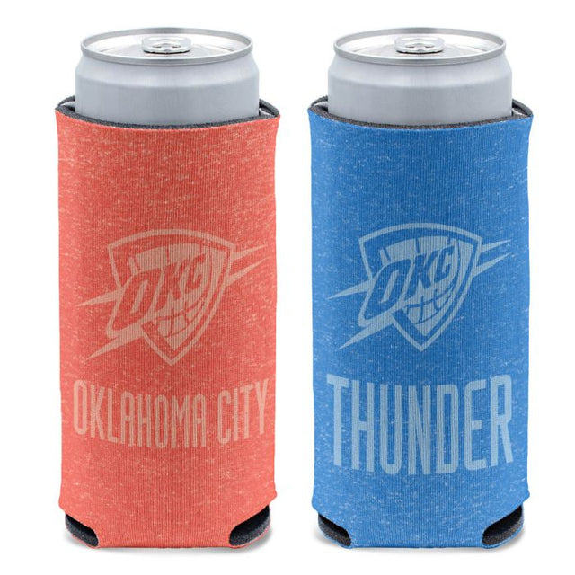 Oklahoma City Thunder colored heather 12 oz Slim Can Cooler