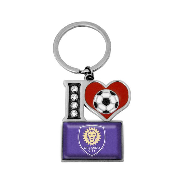 Orlando City SC Keychain I Heart