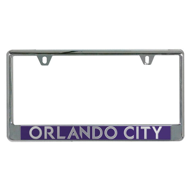 Orlando City SC Lic Plate Frame B/O Printed
