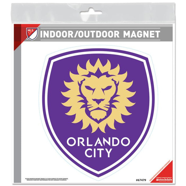 Orlando City SC Outdoor Magnets 12" x 12"