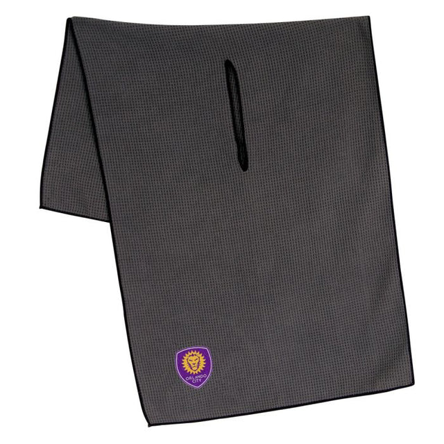 Orlando City SC Towel - Grey Microfiber 19" x 41"