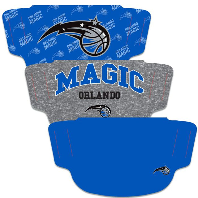 Paquete de 3 mascarillas para fanáticos de Orlando Magic