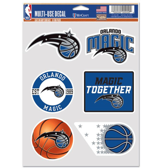 Paquete de 6 ventiladores multiusos de Orlando Magic