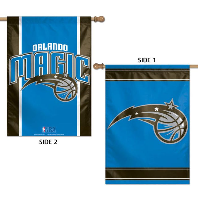 Bandera vertical de Orlando Magic de 2 lados, 28" x 40"