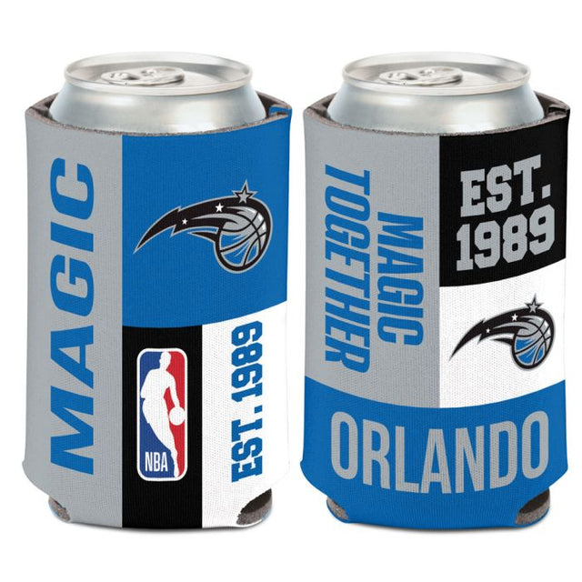 Enfriador de latas con bloques de colores de Orlando Magic, 12 oz.