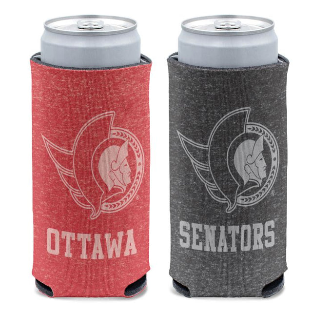 Enfriador de latas delgado de 12 oz con estampado de jaspeado de los Ottawa Senators