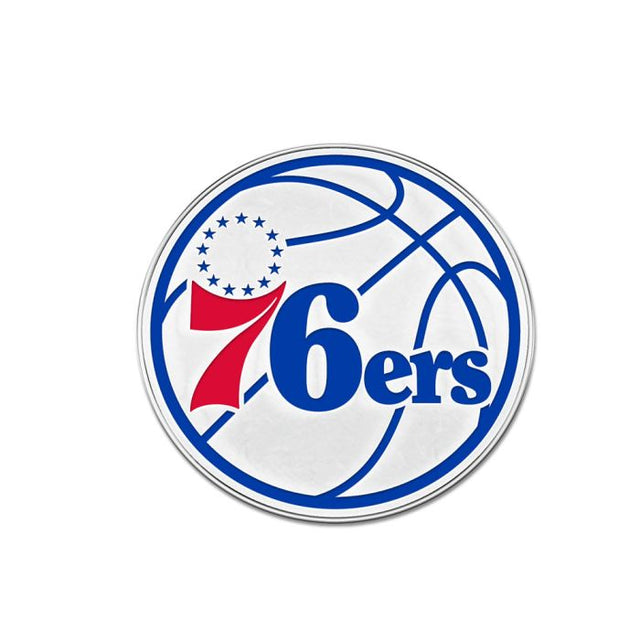 Insignia para automóvil de los Philadelphia 76ers con color