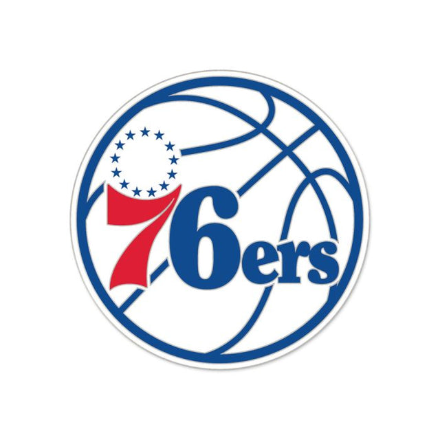 Tarjeta de joyería con pin de colección de los Philadelphia 76ers