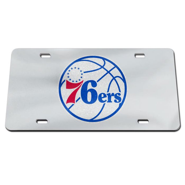 Matrícula acrílica especial de los Philadelphia 76ers