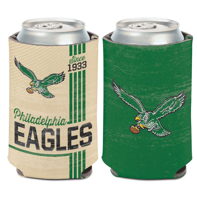 Enfriador de lata vintage con logotipo clásico de Philadelphia Eagles, 12 oz.