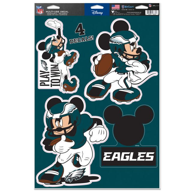 Calcomanía multiusos de los Philadelphia Eagles/Disney, 11" x 17"
