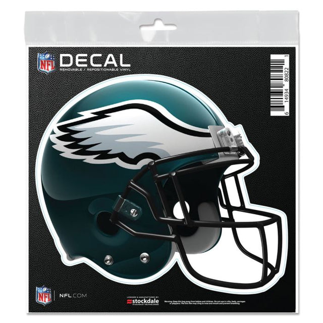 Calcomanía para todo tipo de superficies de los Philadelphia Eagles HELMET de 6" x 6"