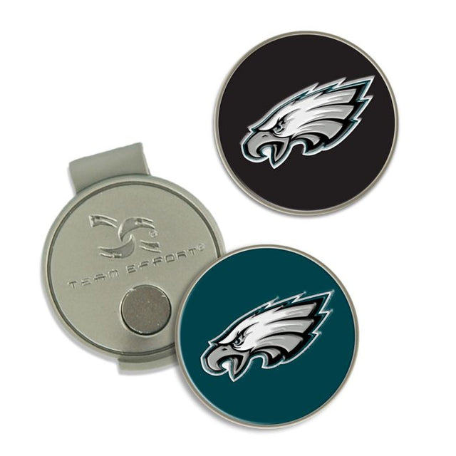 Clip para gorra y marcadores de los Philadelphia Eagles