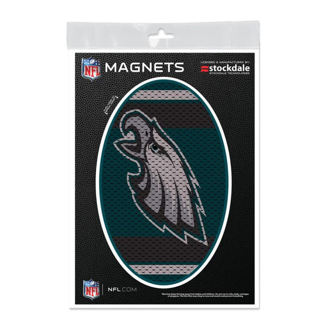 Imanes para exteriores con la camiseta de los Philadelphia Eagles, 5" x 7"