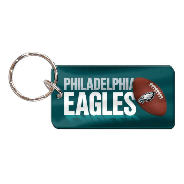 Llavero rectangular de los Philadelphia Eagles