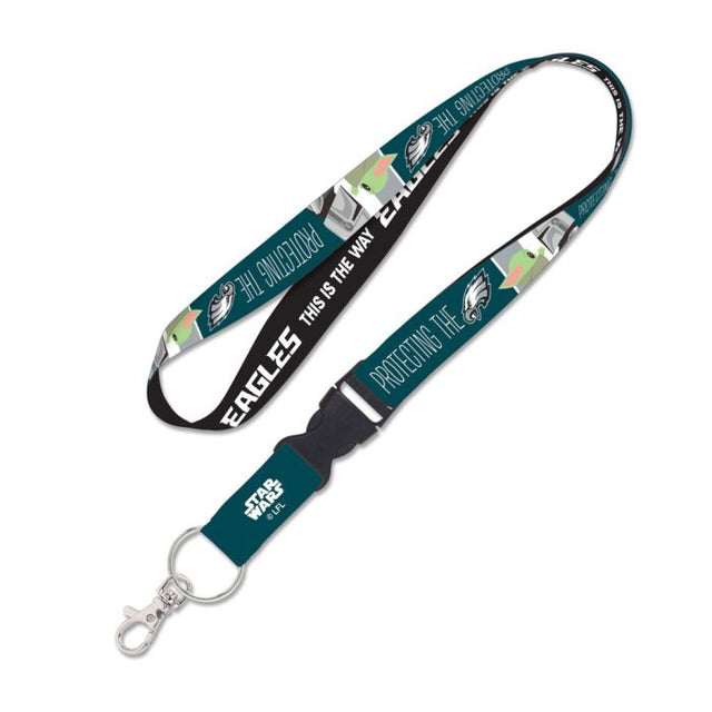 Philadelphia Eagles MANDALORIAN Lanyard w/detachable buckle 1"