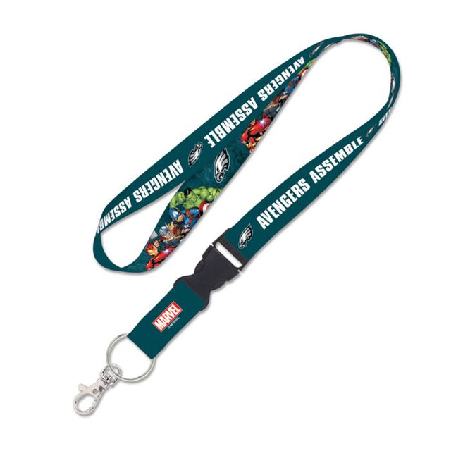 Philadelphia Eagles / Marvel (C) 2021 Marvel Lanyard w/detachable buckle 1"