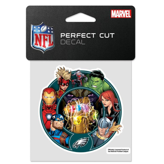 Philadelphia Eagles / Marvel (C) 2021 Marvel Perfect Cut Color Decal 4" x 4"