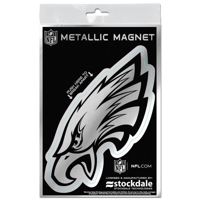 Imanes metálicos de los Philadelphia Eagles de 3" x 5"