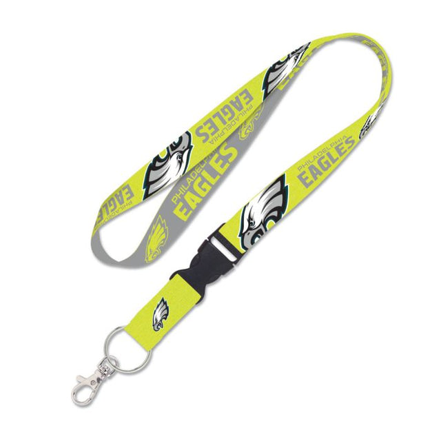 Philadelphia Eagles NEON Lanyard w/detachable buckle 1"
