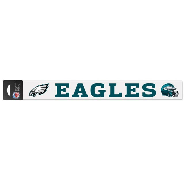 Calcomanías de corte perfecto de los Philadelphia Eagles, 2" x 17"