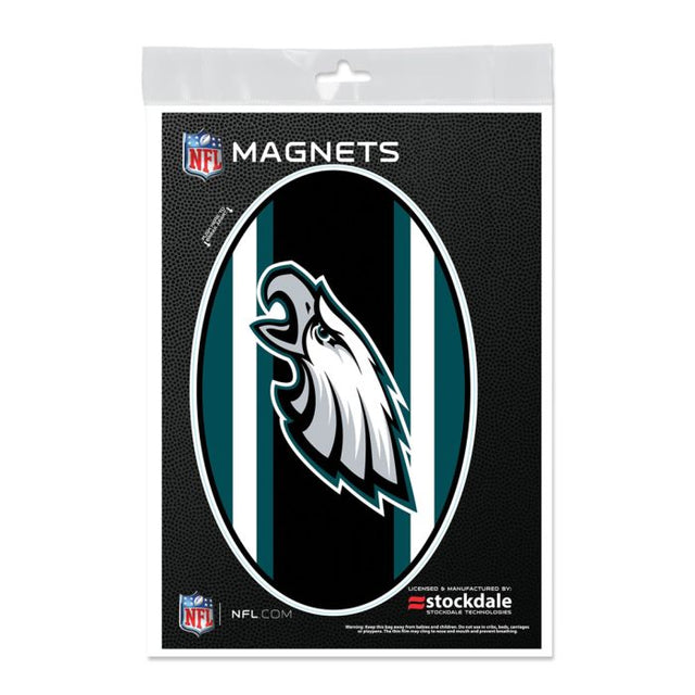 Imanes para exteriores de los Philadelphia Eagles STRIPES de 5" x 7"