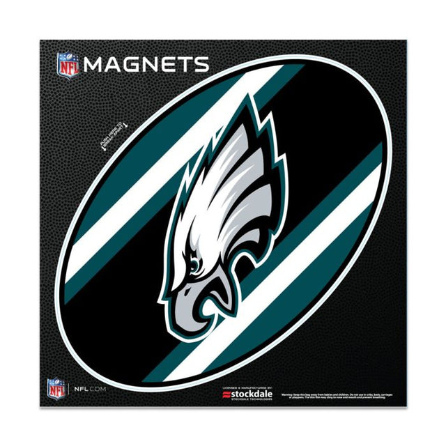 Imanes para exteriores de los Philadelphia Eagles STRIPES de 6" x 6"