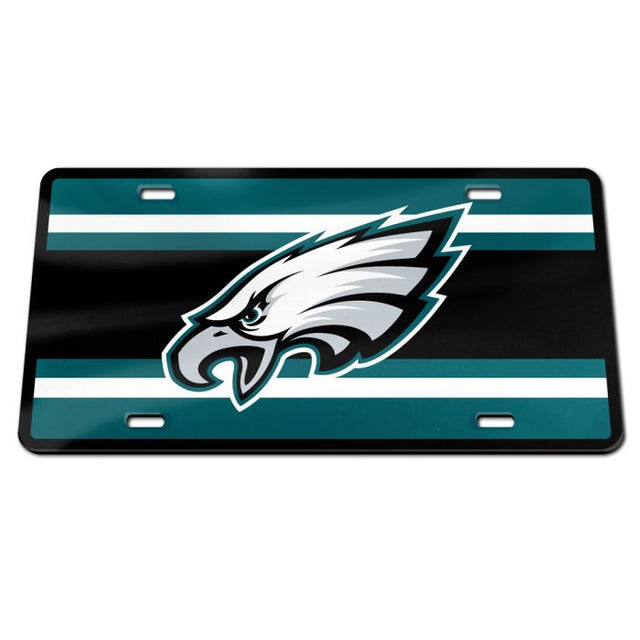 Matrícula acrílica especial STRIPES de los Philadelphia Eagles