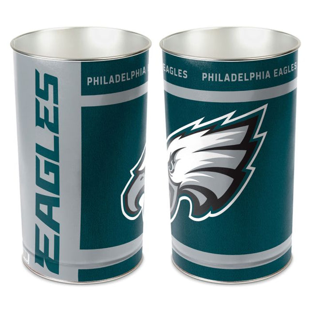 Philadelphia Eagles Wastebasket - tapered 15"H