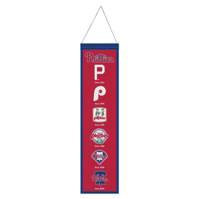 Philadelphia Phillies Wool Banner 8" x 32"