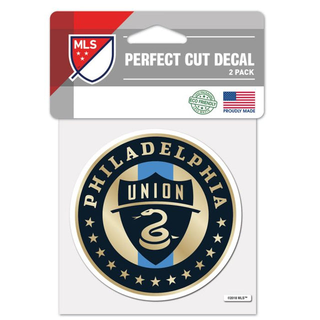 Philadelphia Union Perfect Cut Color Decal 4" x 4"