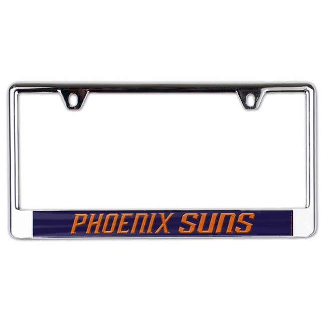 Marco de matrícula de los Phoenix Suns impreso en blanco