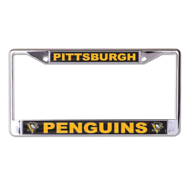 Pittsburgh Penguins Lic Plt Frame S/L Printed
