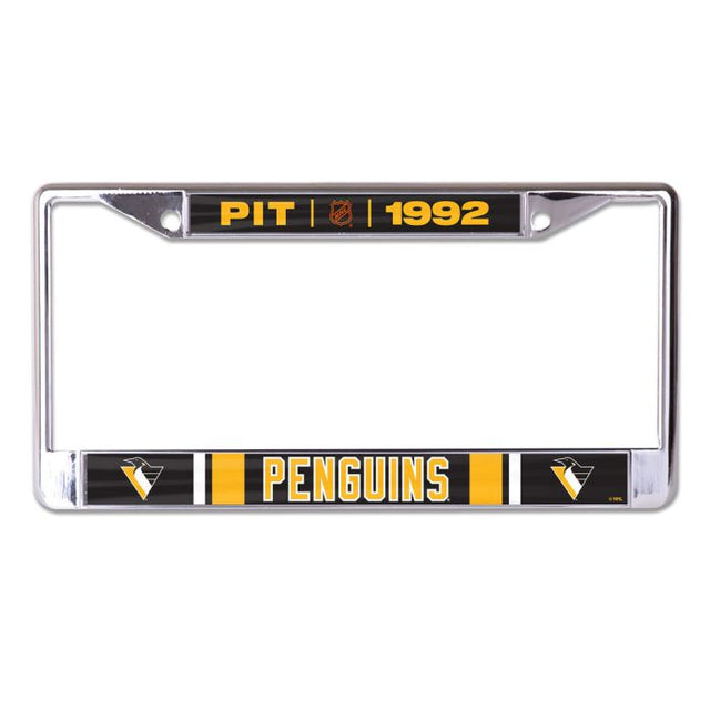 Edición especial de los Pittsburgh Penguins Lic Plt Frame S/L Impreso